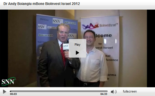 Dr Andy Boiangiu mBone BioInvest Israel 2012